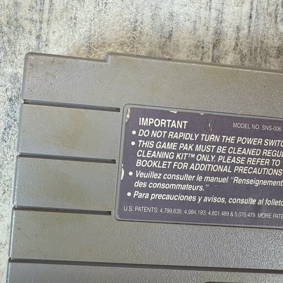 Desert Strike Return to the Gulf SNES Super Nintendo Game Cartridge Tested - Picture 4 of 5